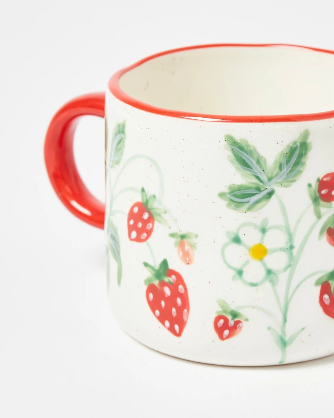 Strawberry Garden Ceramic Mug | Oliver Bonas | Oliver Bonas (Global)