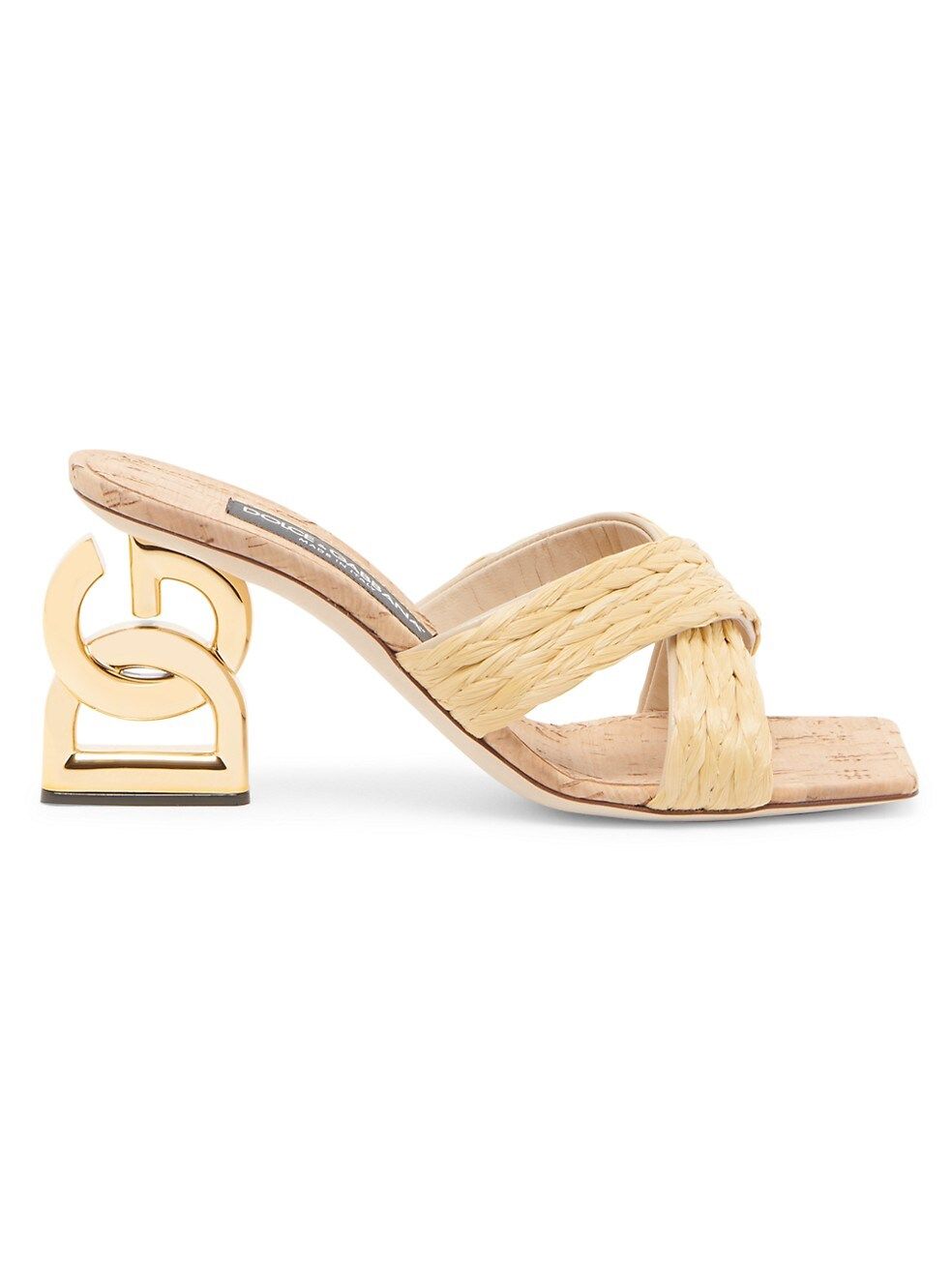 Raffia & Leather Mules | Saks Fifth Avenue