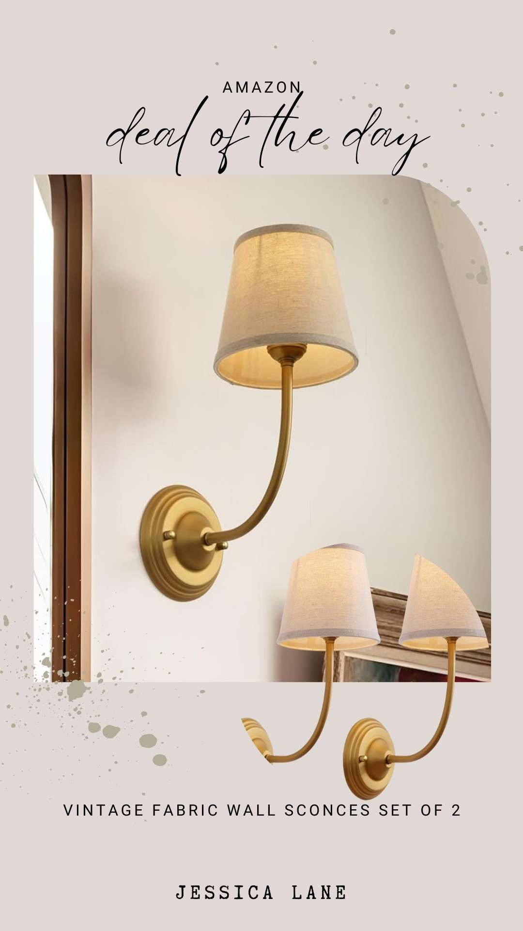 Add a soft glow to your space with these vintage-inspired fabric wall sconces.#lightingdesign #vintagestyle #walllighting

#LTKHome #LTKSaleAlert