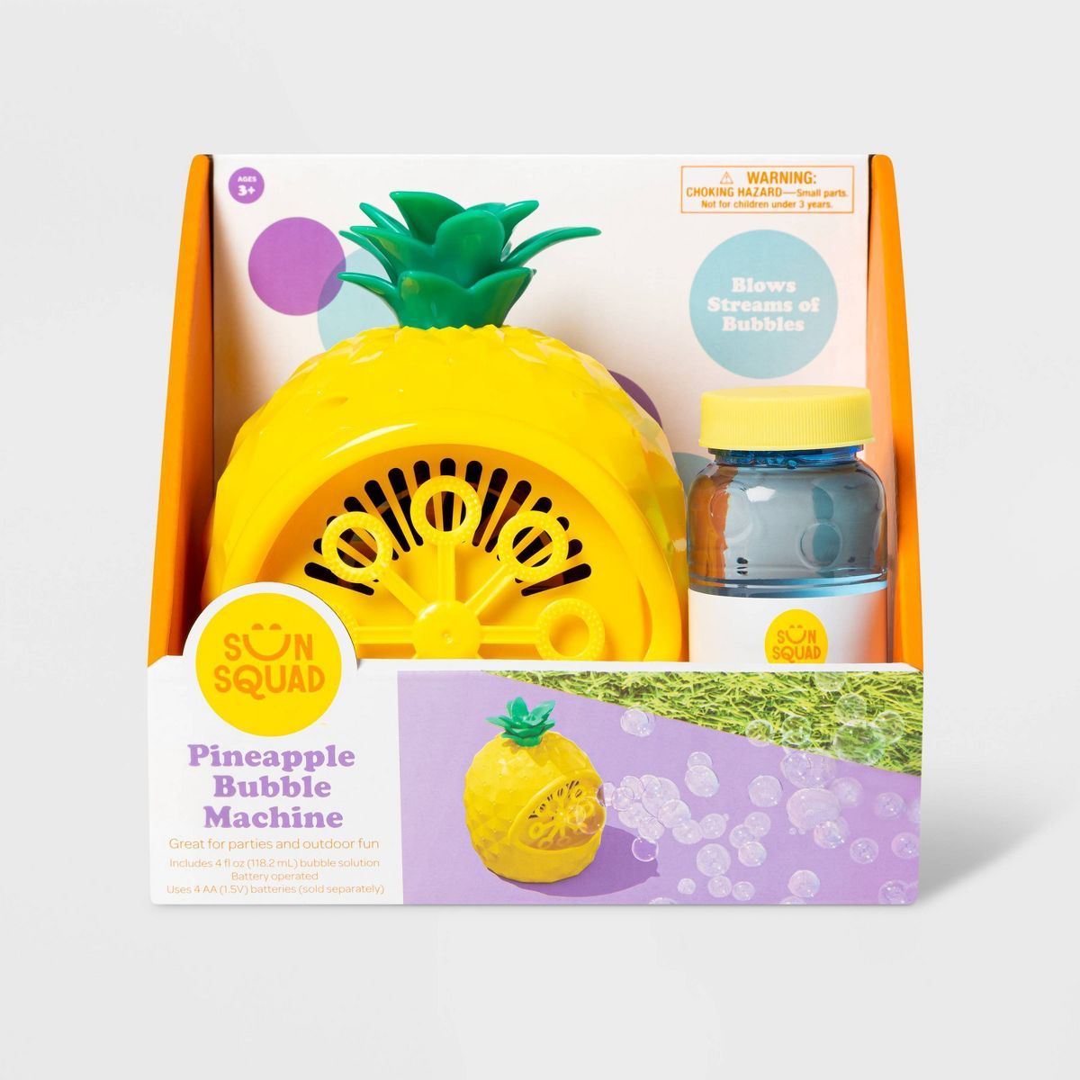 Pineapple Bubble Maker - Sun Squad™ | Target