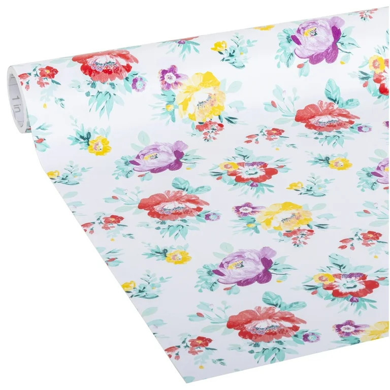 The Pioneer Woman Adhesive Laminate Liner 20 in. x 12 ft., Sweet Romance | Walmart (US)