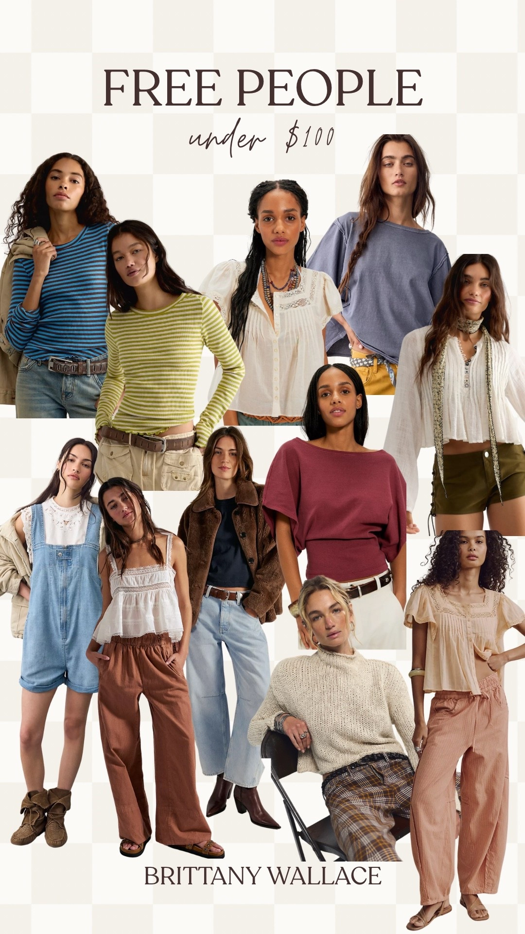 Free People finds under $100! 
basic tees, cute blouses, fall fashion, women’s style, jeans, barrel pants, denim romper, stripes, sweater

#LTKootd #LTKgrwm