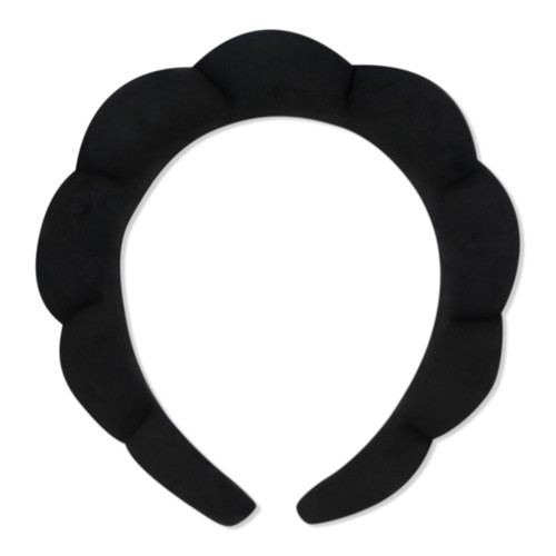 Padded Black Velour Spa Headband | Ulta
