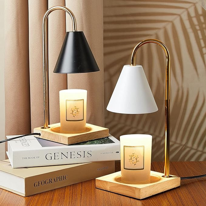 2 Pcs Fragrance Candle Warmer for Jar Candles Thanksgiving Dimmable Candle Melter Lamp Electric V... | Amazon (US)