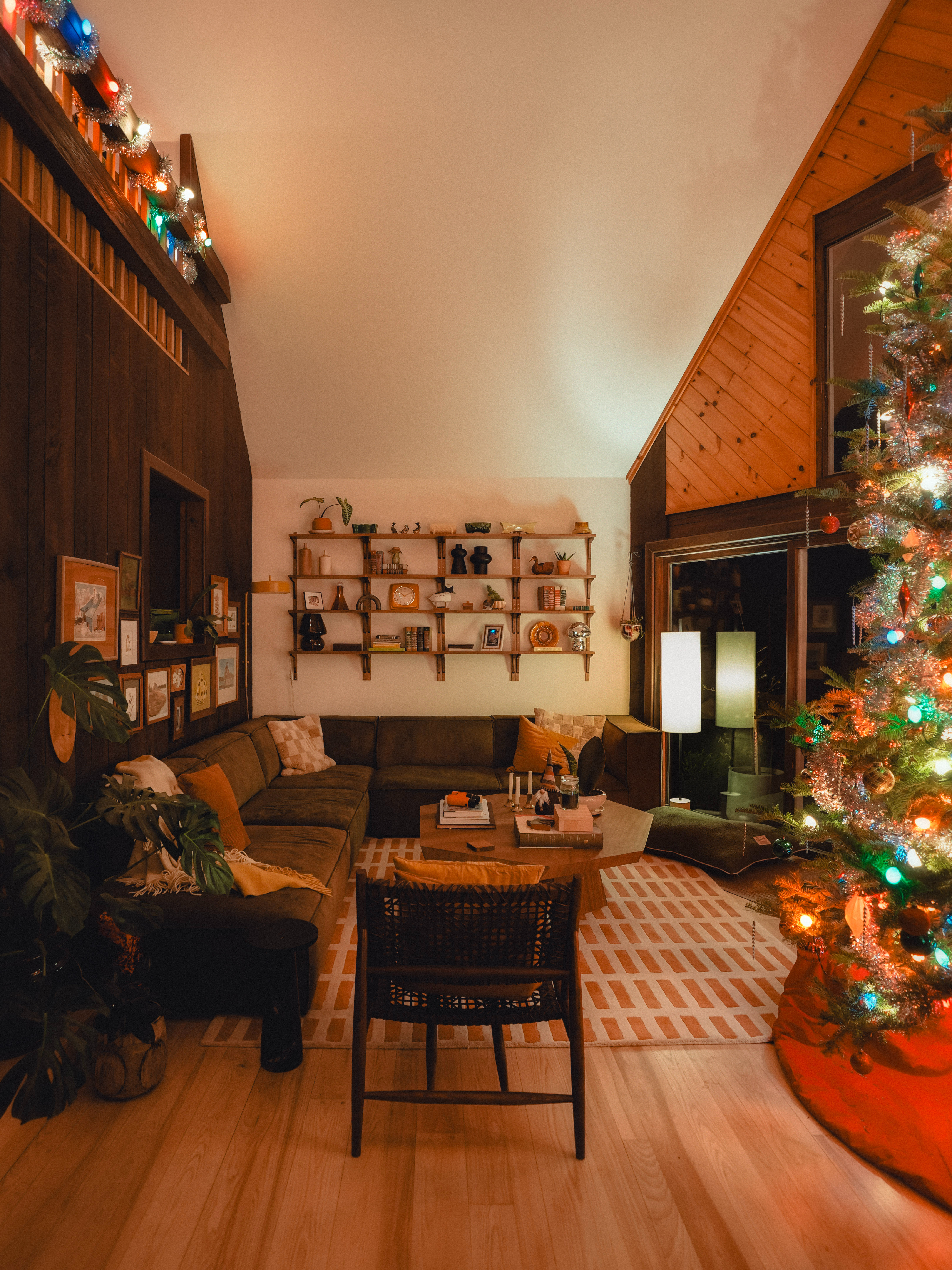 Ho ho ho! It's our favorite time of year and we're cozying up after the big feast, to enjoy our living room under the Christmas lights! Have you finished your decorating yet? 🎄✨ 

 #LTKHoliday #LTKSeasonal #LTKHome