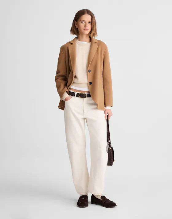 Double-Faced Cardigan Blazer | Madewell