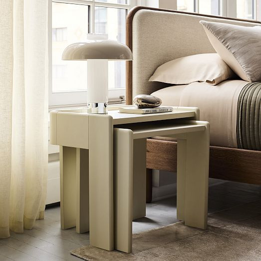 Rylee Nesting Nightstand (23"–26") | West Elm (US)