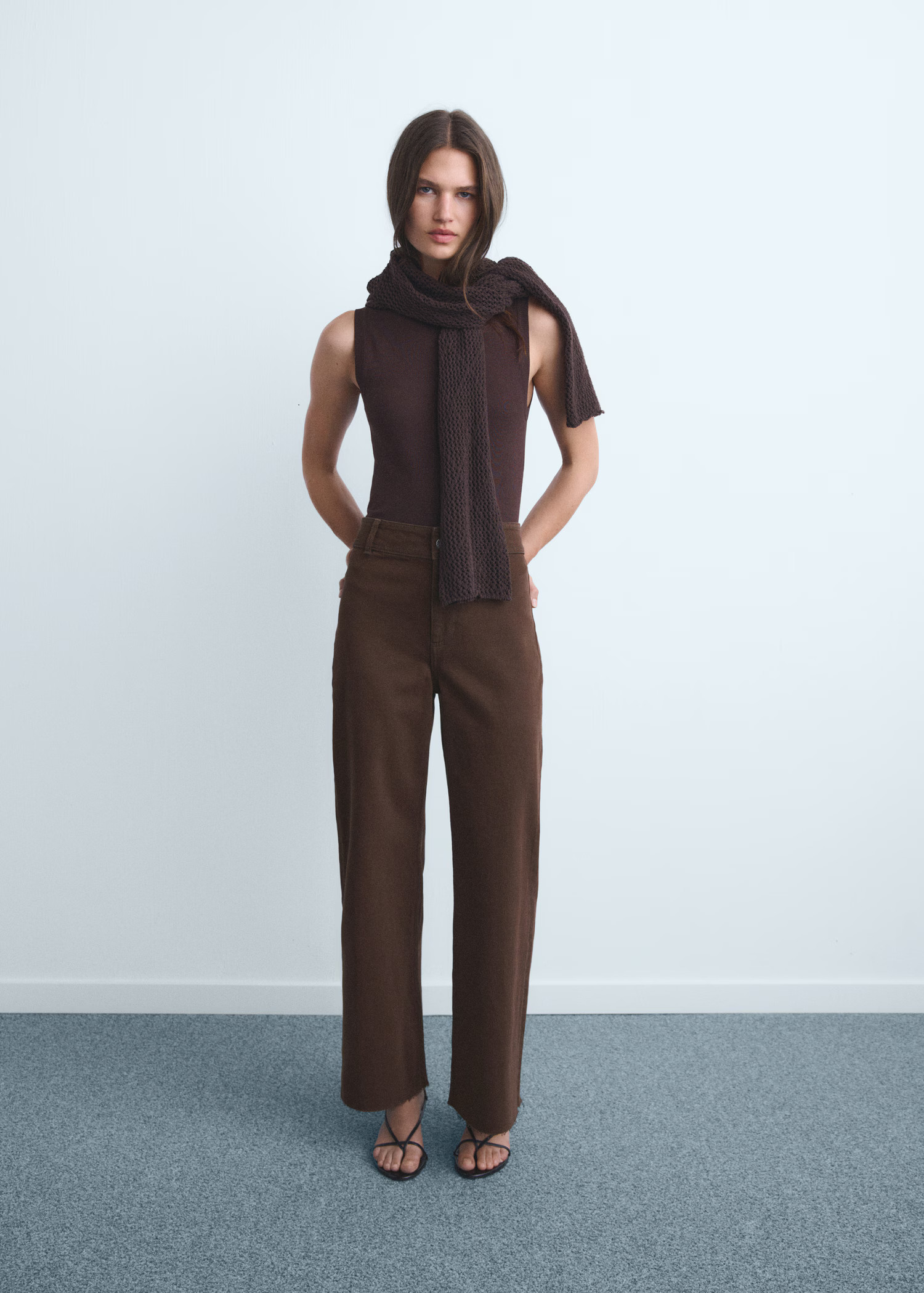 Catherin culotte high-rise jeans - Women | MANGO USA | Mango (US/MX/AU)