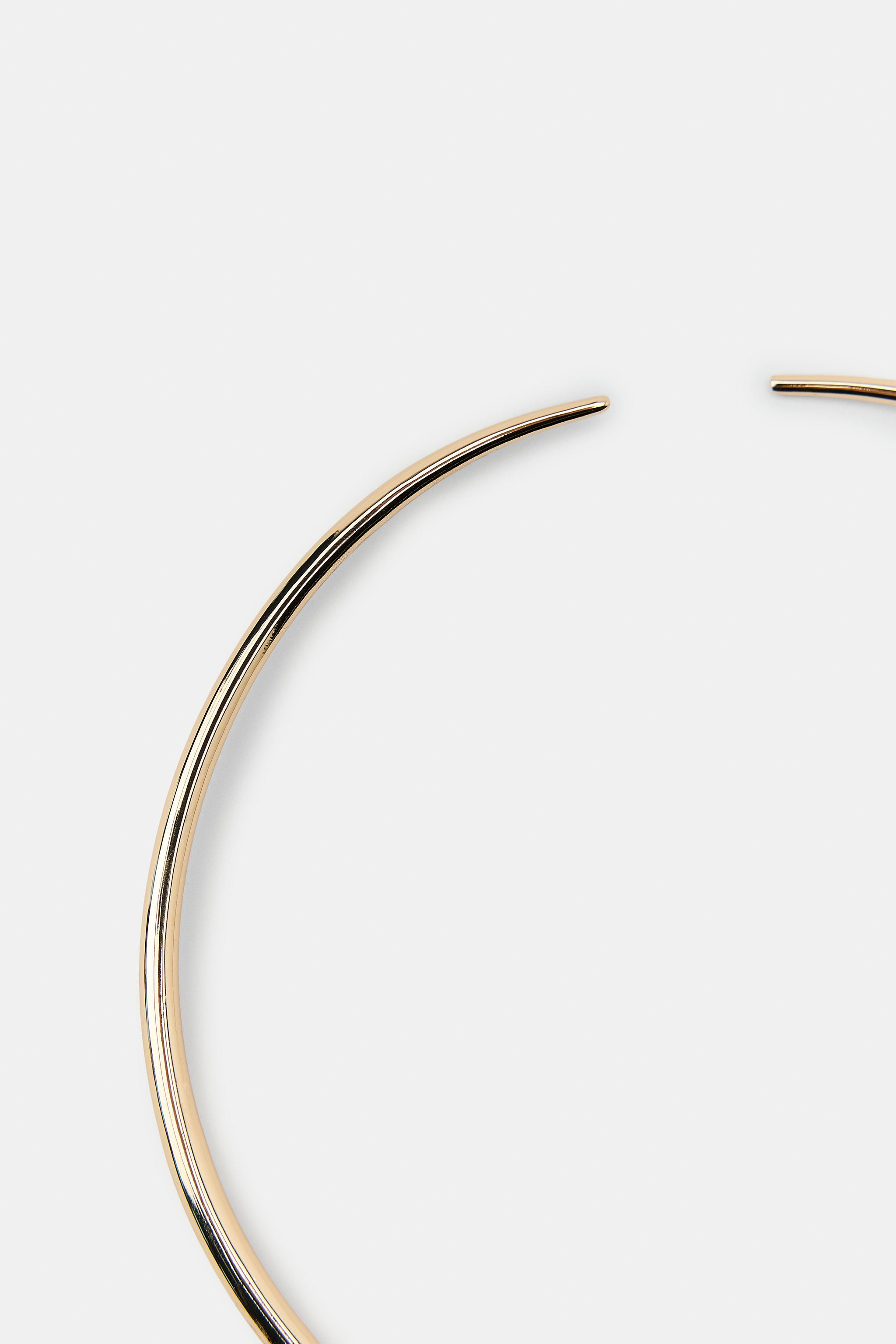 METALLIC CHOKER NECKLACE | Zara US