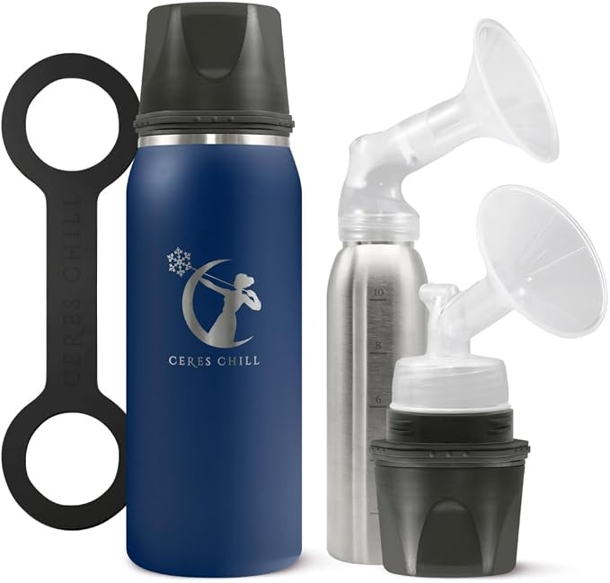 Breastmilk Chiller Reusable Storage Container by CERES CHILL | Keeps Milk Safe for up to 20 Hours... | Amazon (US)
