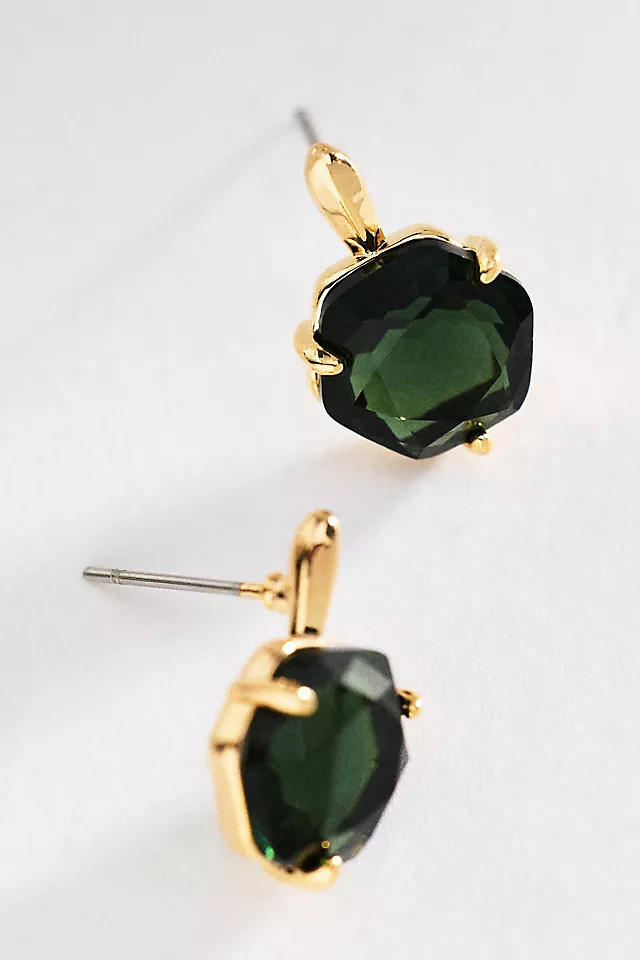 Hexagon Stone Post Earrings | Anthropologie (US)