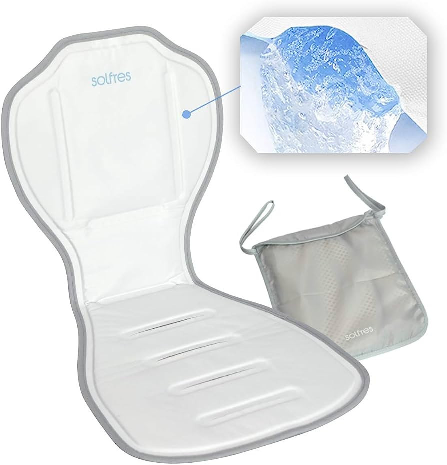 Solfres Hydro Gel Car Seat Cooler Mat for Baby. No Refrigeration Needed. Carseat and Stroller Coolin | Amazon (US)