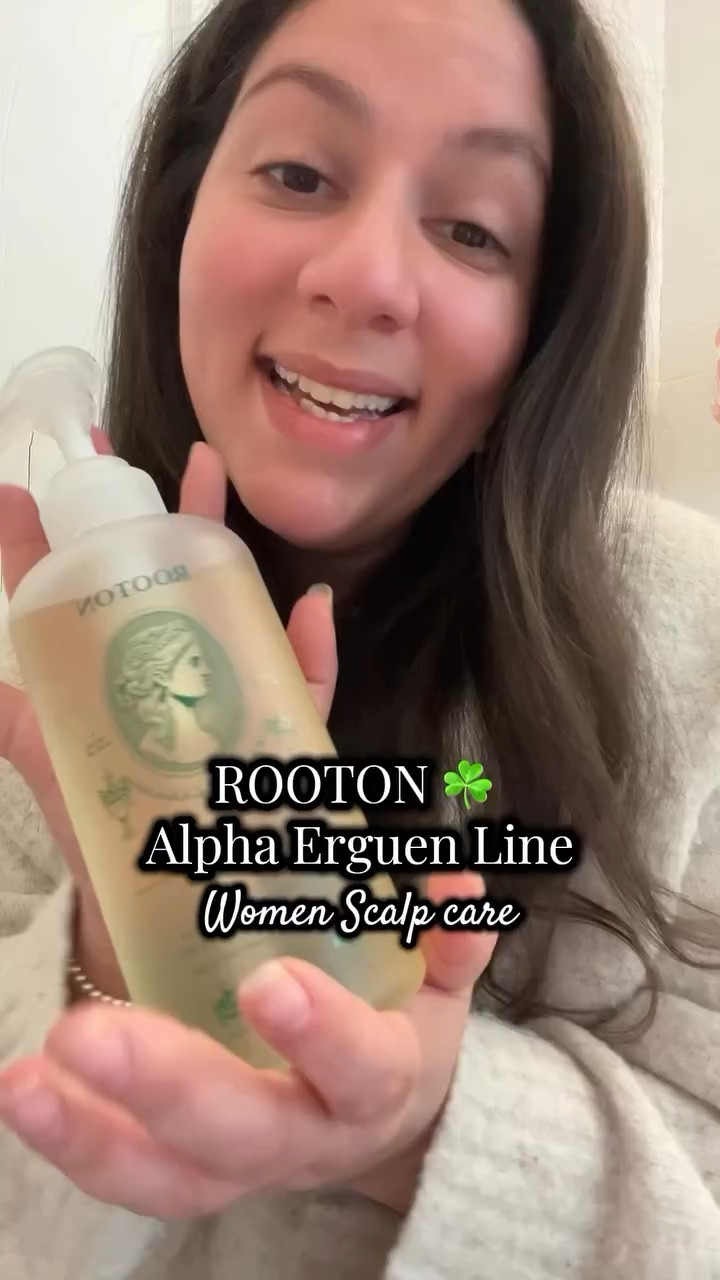 Welcome to my journey with hair loss / postpartum struggles
ROOTON ☘️ Alpha Erguen Line Women’s Scalp Care

@rooton.us 
 #ROOTON #hairloss
#postpartumhairloss #kbeauty #hairgrowthjourney