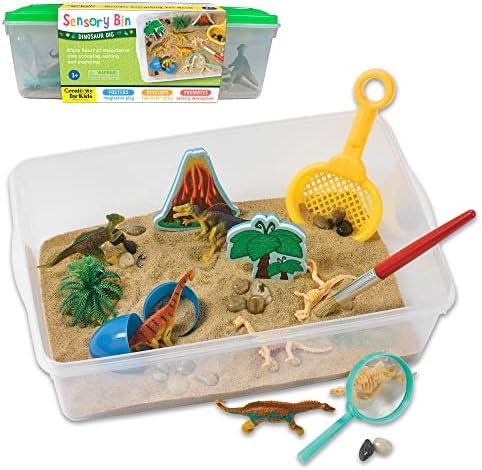 Creativity for Kids Sensory Bin: Dinosaur Dig - Dinosaur Toys for Toddler Boys and Girls | Amazon (US)