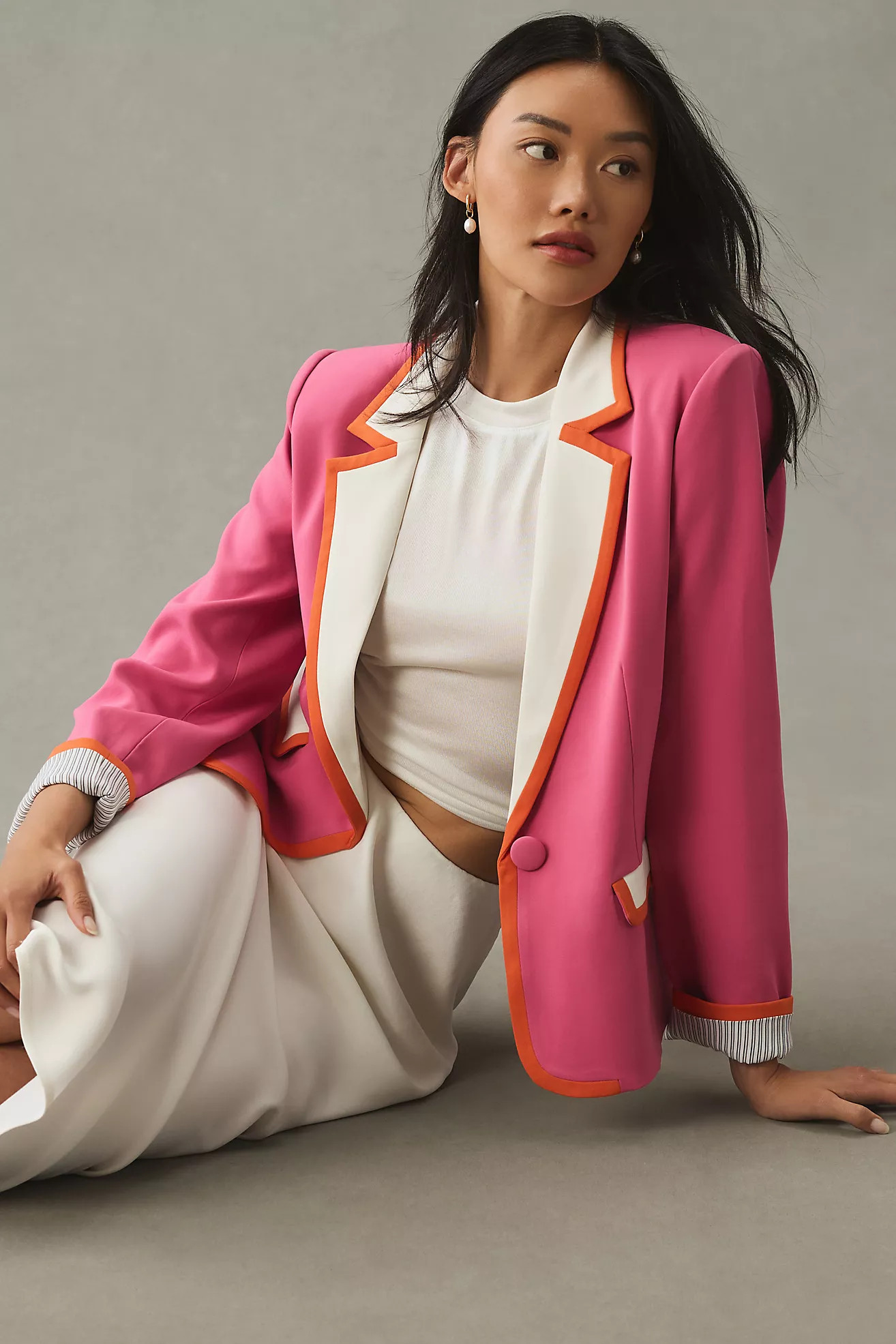 Maeve Colorblock Blazer | Anthropologie (US)