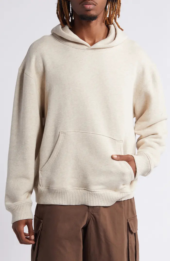 Core Oversize Organic Cotton Brushed Terry Hoodie | Nordstrom