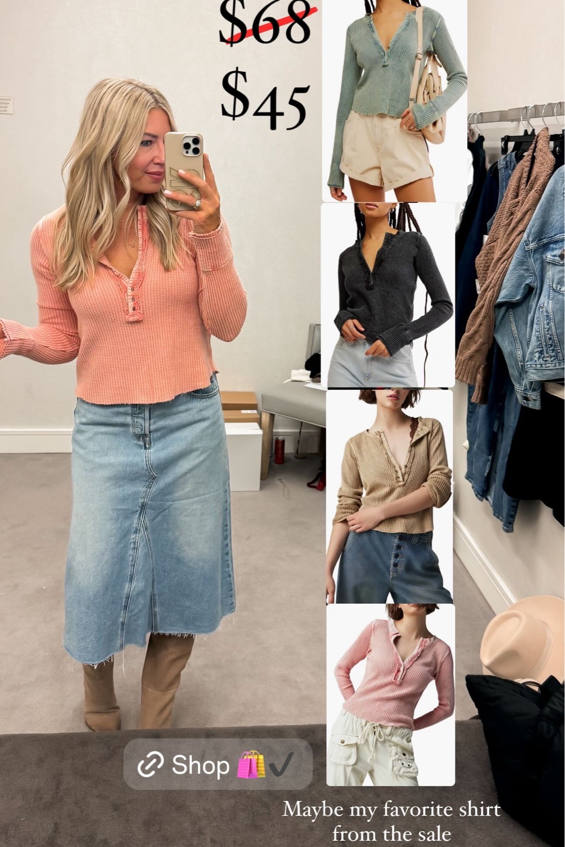 If I had to choose just one. I love the feel and look of this top and all the colors are good! Free People 
NSale 
Nordstrom Anniversary Sale 

#LTKFindsUnder50 #LTKxNSale #LTKSaleAlert