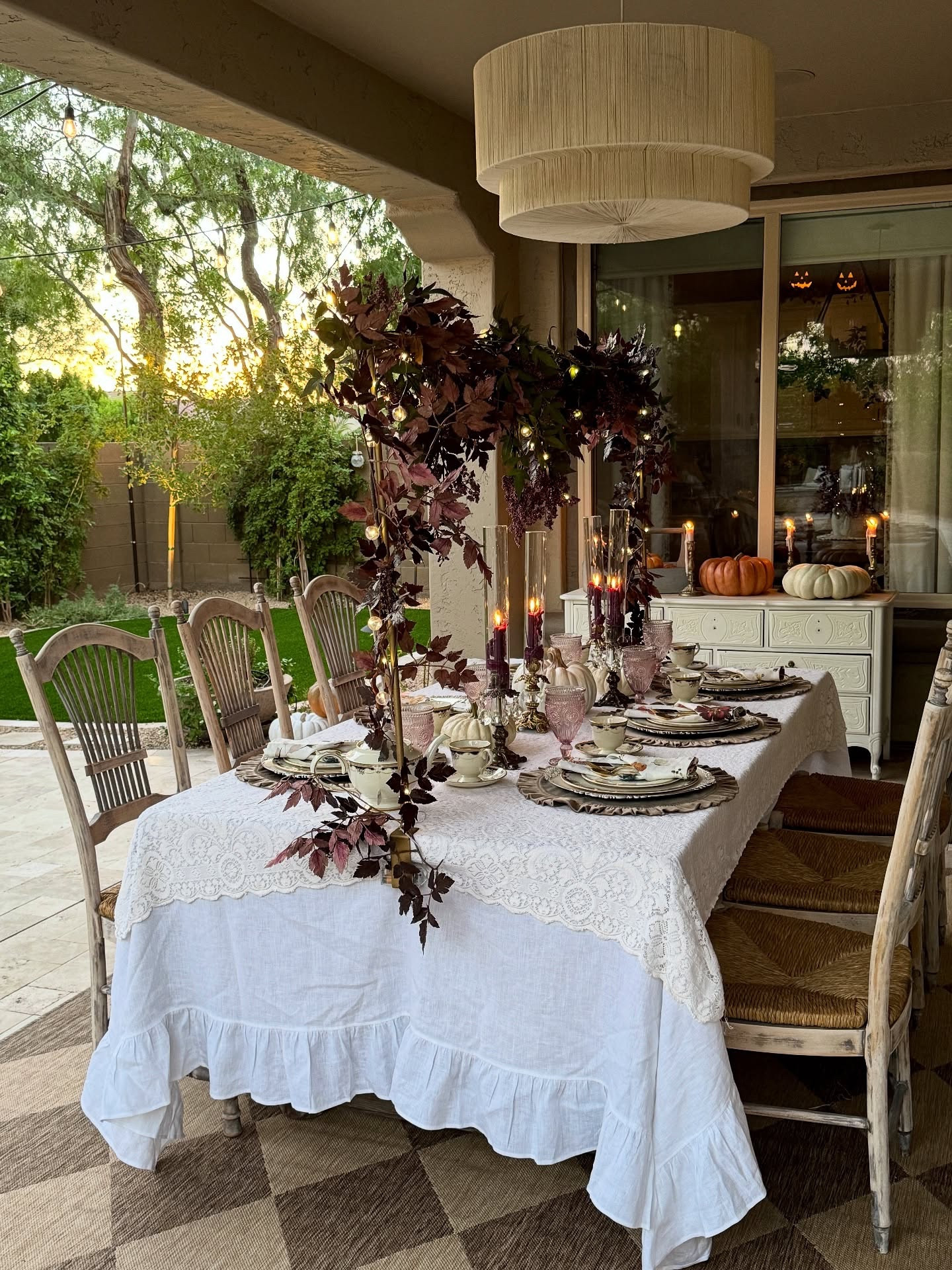 Several snapshots of my Romantic Plum Fall table 🍂💜🤎


📸Thank you @taradunnphotography for some of these beautiful photos! 🩷

#fallhomedecor #falltablescape #falltabledecor #pumpkindecor #tablestyling #tablescape 

#LTKSeasonal #LTKHome