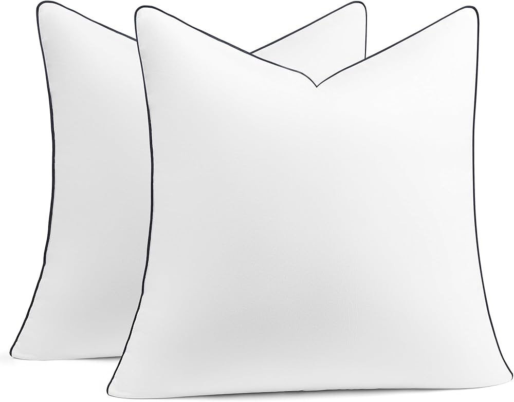 puredown® 20x20 Pillow Inserts Set of 2, Fluffy Overfilled Down Alternative Decorative Pillows, ... | Amazon (US)