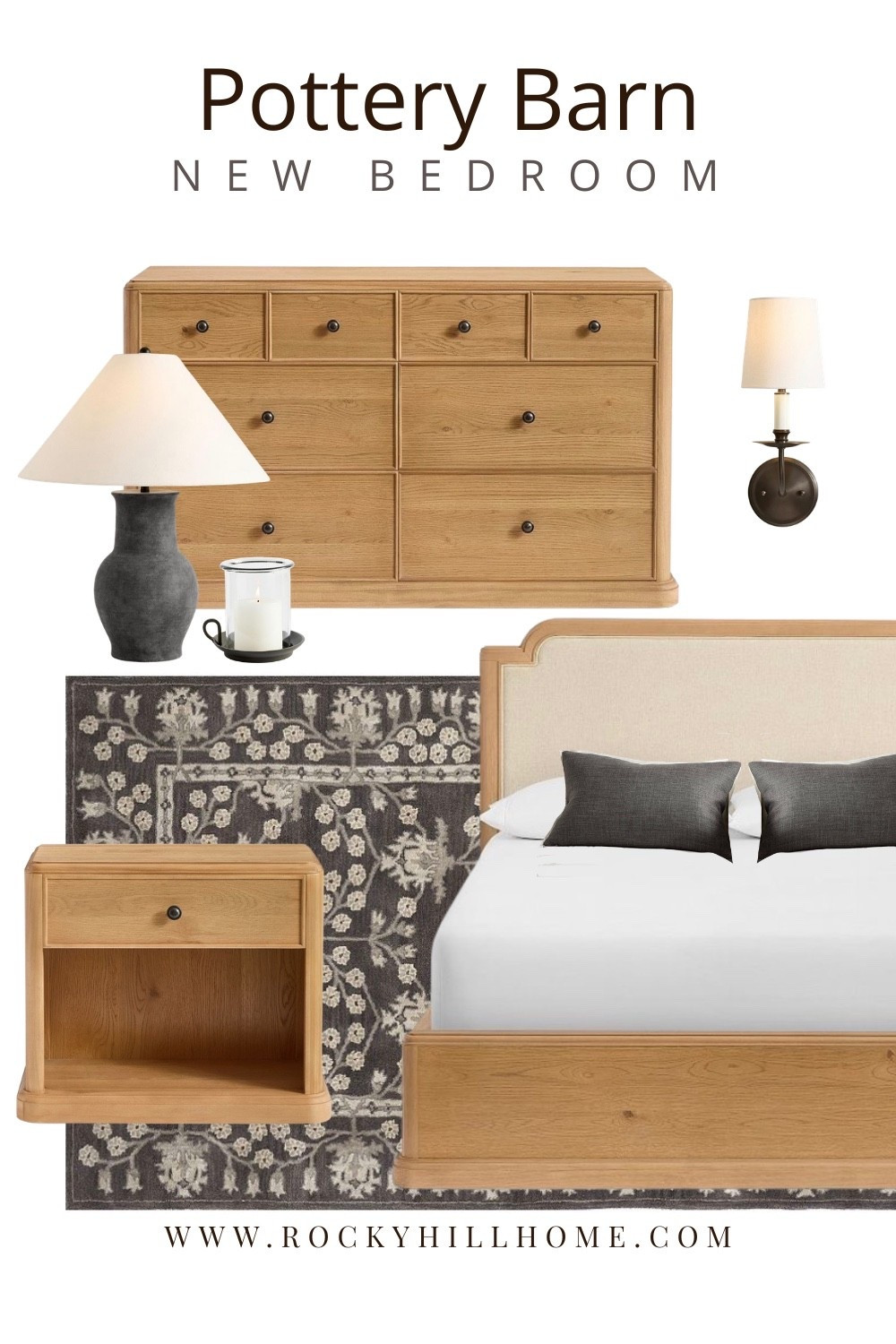 NEW Pottery Barn bedroom furniture for those looking for a primary bedroom update in a sophisticated country, farmhouse or cottage style. 

#oakfurniture #transitionaldecor #moderncottage

#LTKHome
