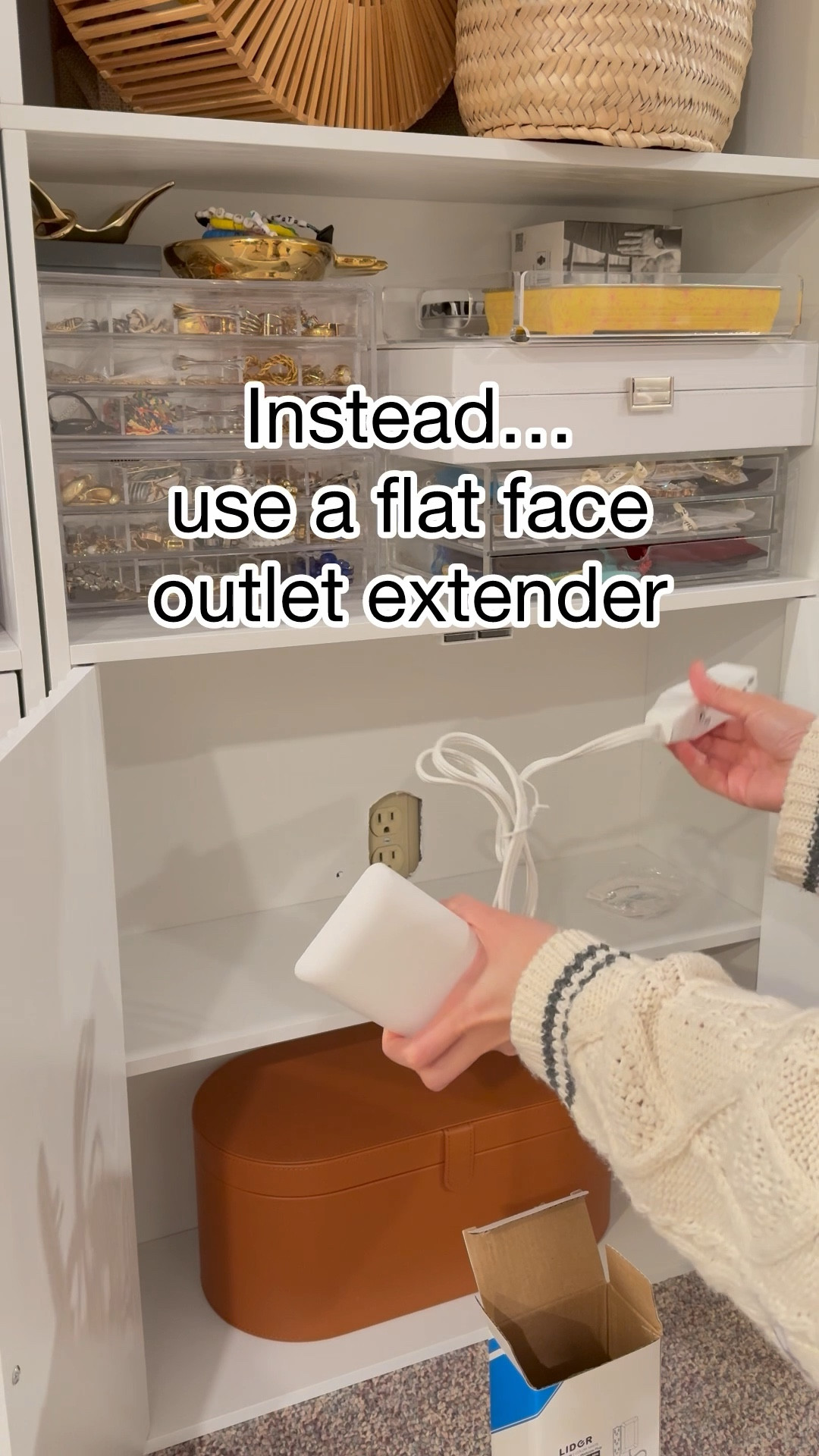 Easy way to make an outlet behind a big furniture accessible again! 

#LTKHome