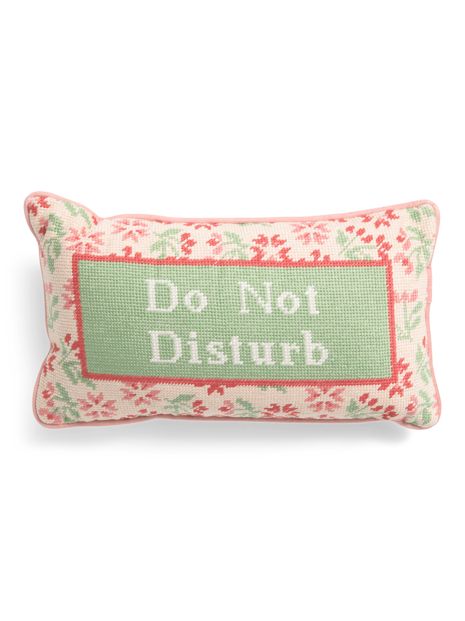 8x14 Do Not Disturb Needle Point Pillow | TJ Maxx