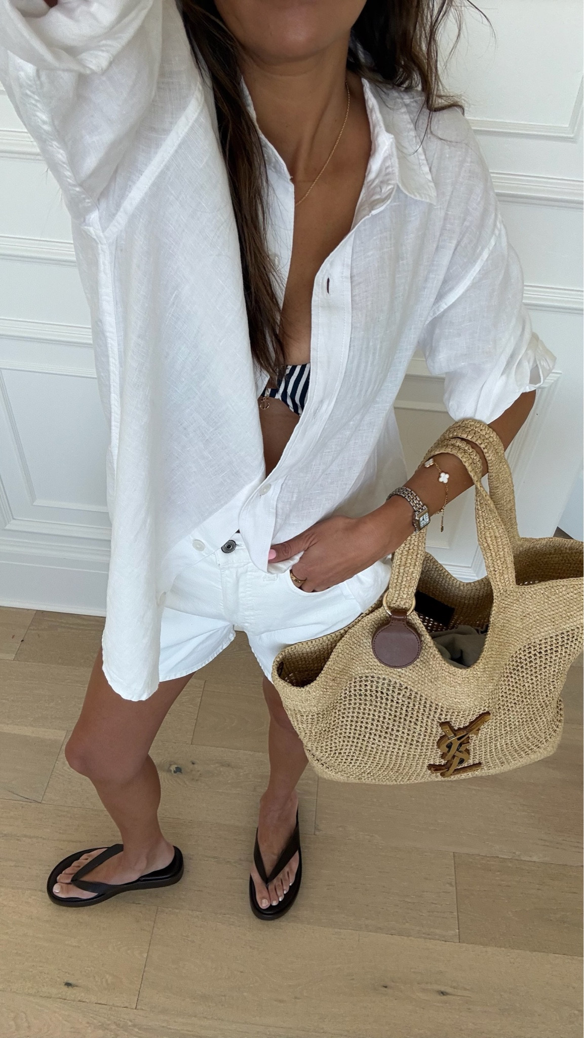 This summer outfit from @abercrombie is on major sale this weekend!! Get an additional 15% off sale with code: SHORTSAF 🤍 

Wearing size M in the white button up 

Abercrombie sale, pool outfit, beach vacation outfit, designer beach bag 

#LTKSwim #LTKSaleAlert #LTKootd