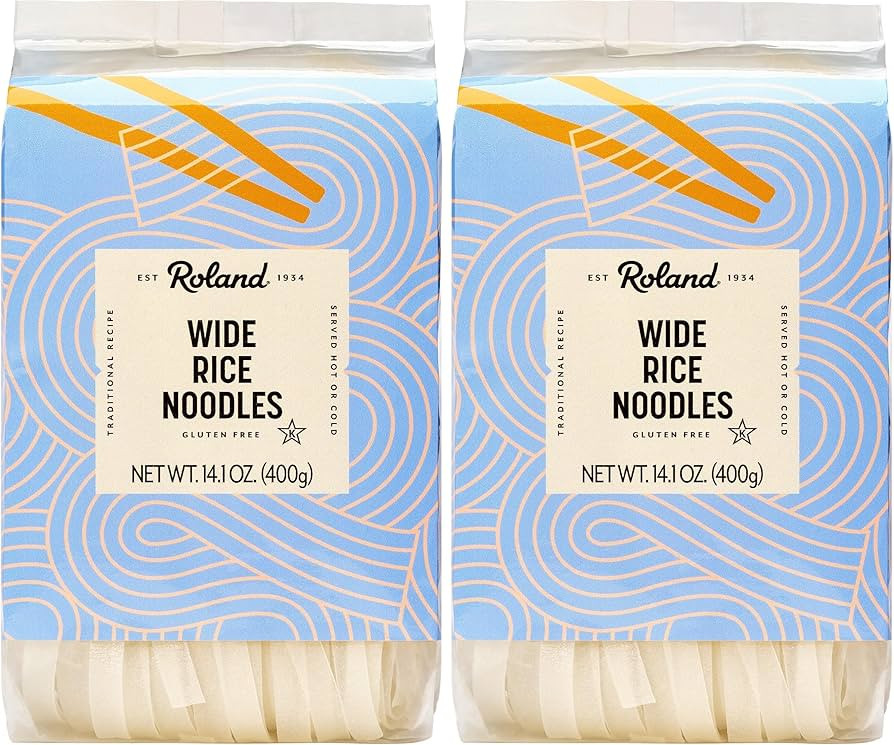 Roland Foods Wide Rice Noodles, 14.1 Ounce Bag, Pack of 2 | Amazon (US)