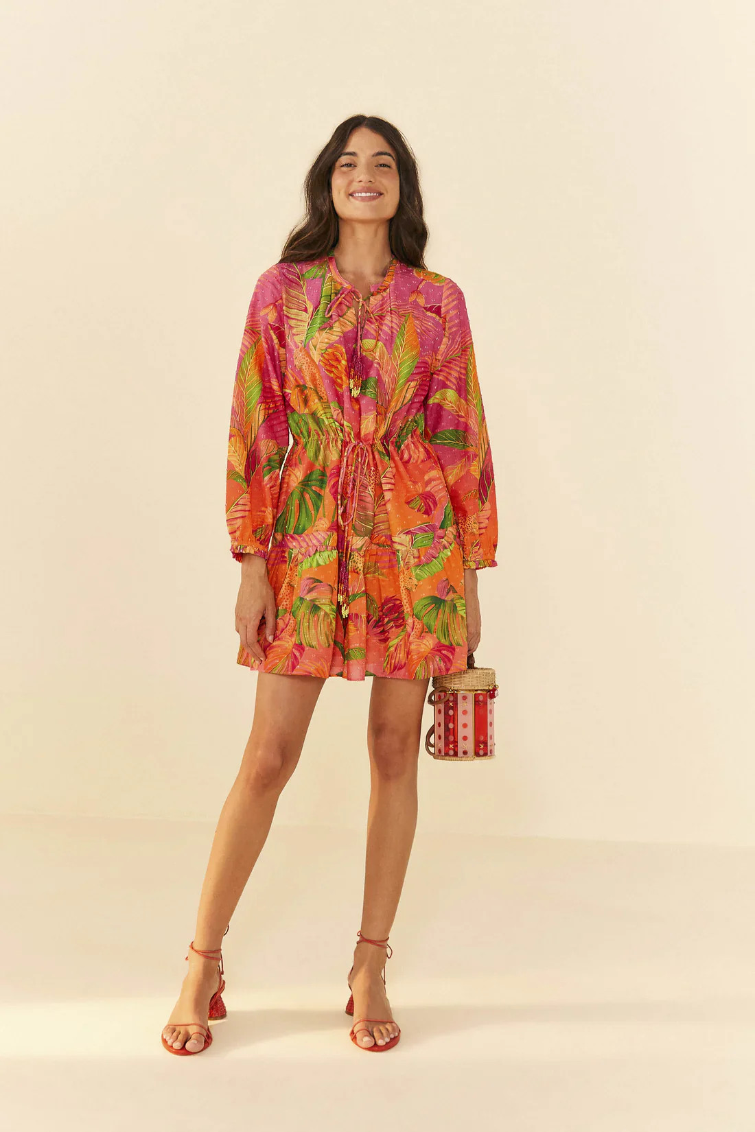 Farm Rio Ombre Forest Mini Dress | Minette
