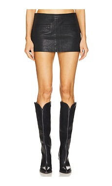 Understated Leather Perfect Micro Mini Skirt in Black from Revolve.com | Revolve Clothing (Global)