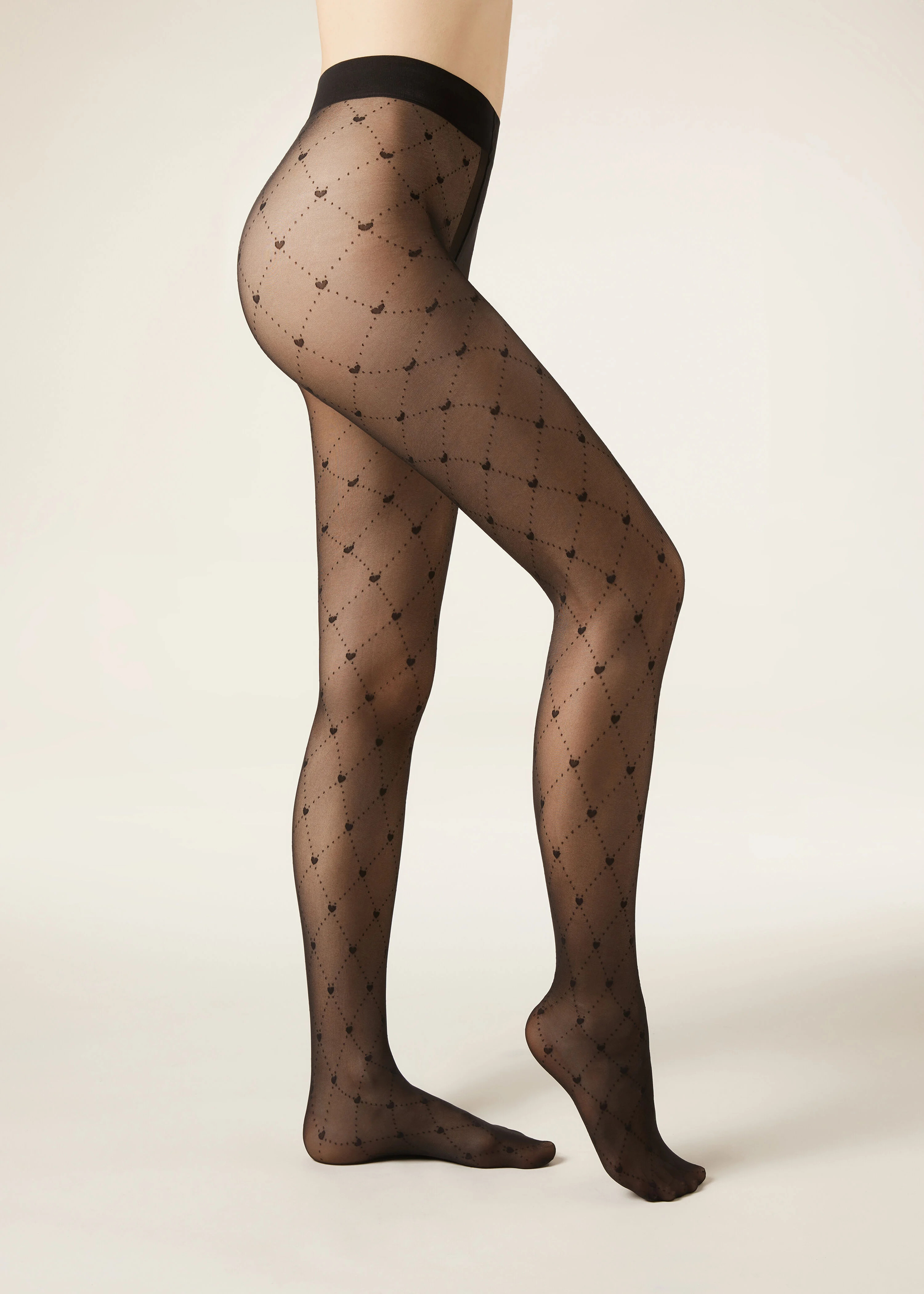 Sheer Hearts Tights | Calzedonia US