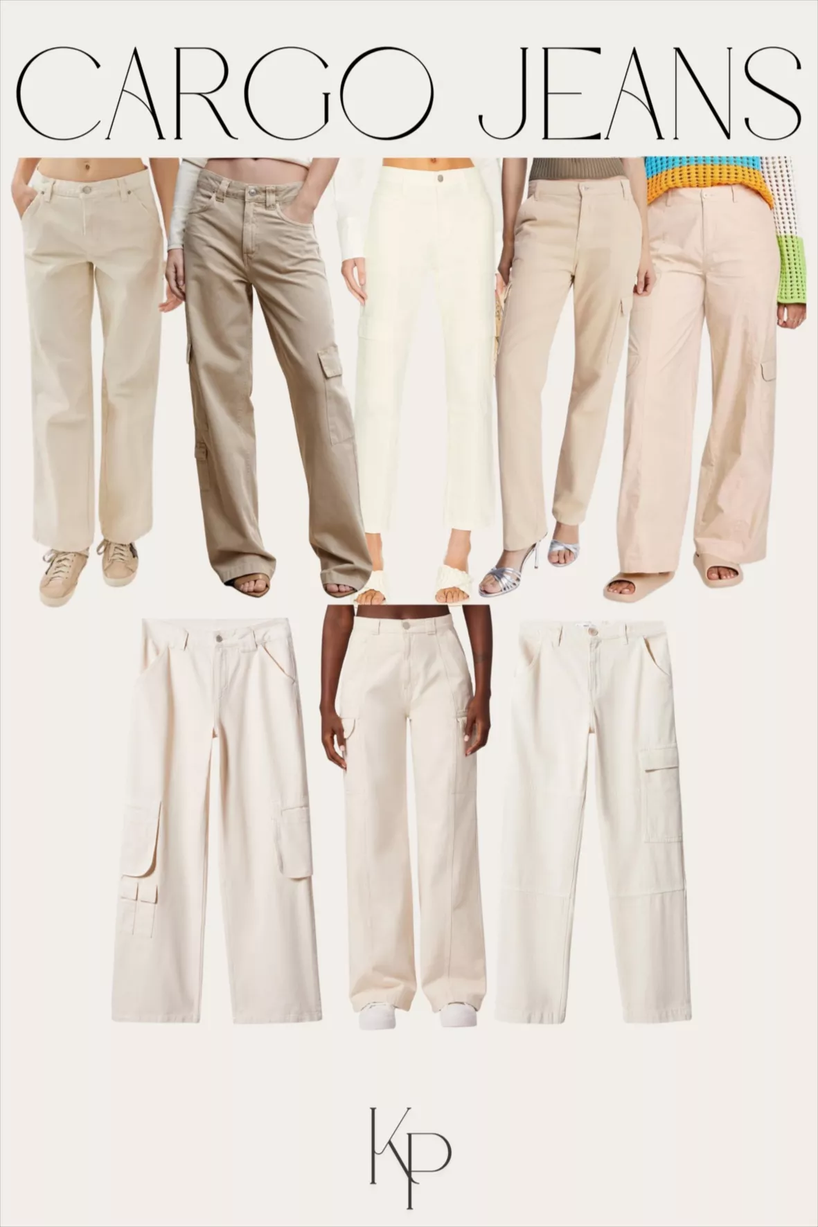 White Cargo Pants curated on LTK