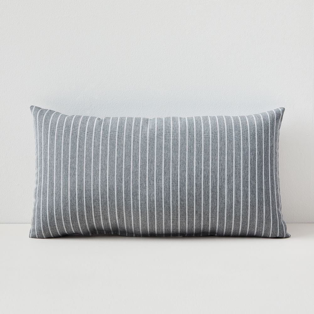 Sunbrella Indoor/Outdoor Striped Lumbar Pillows | West Elm (US)