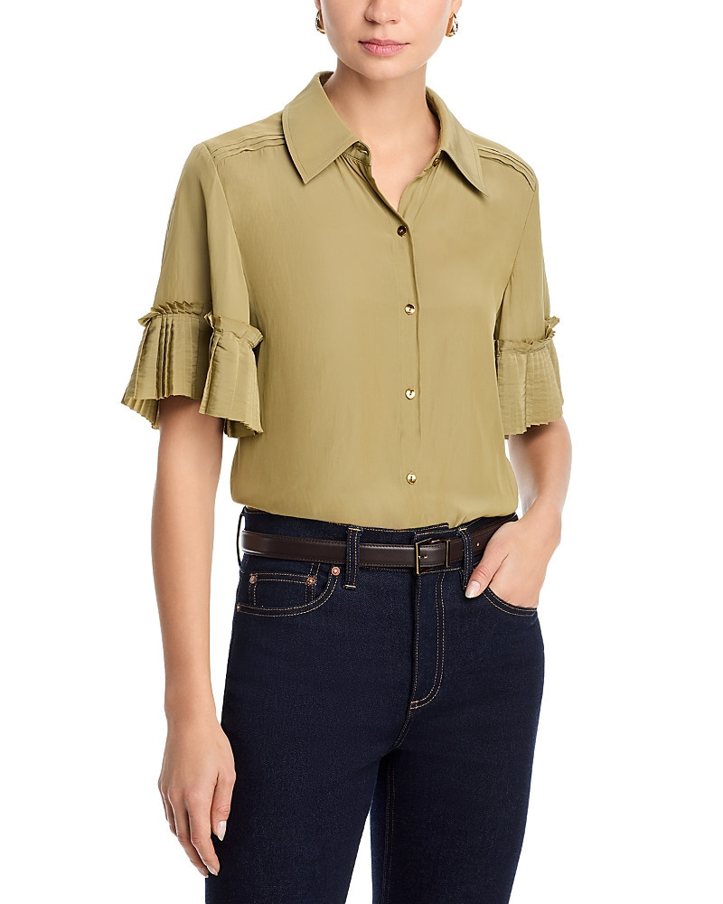 Ramy Brook Brandy Pleated Shirt | Bloomingdale's (US)