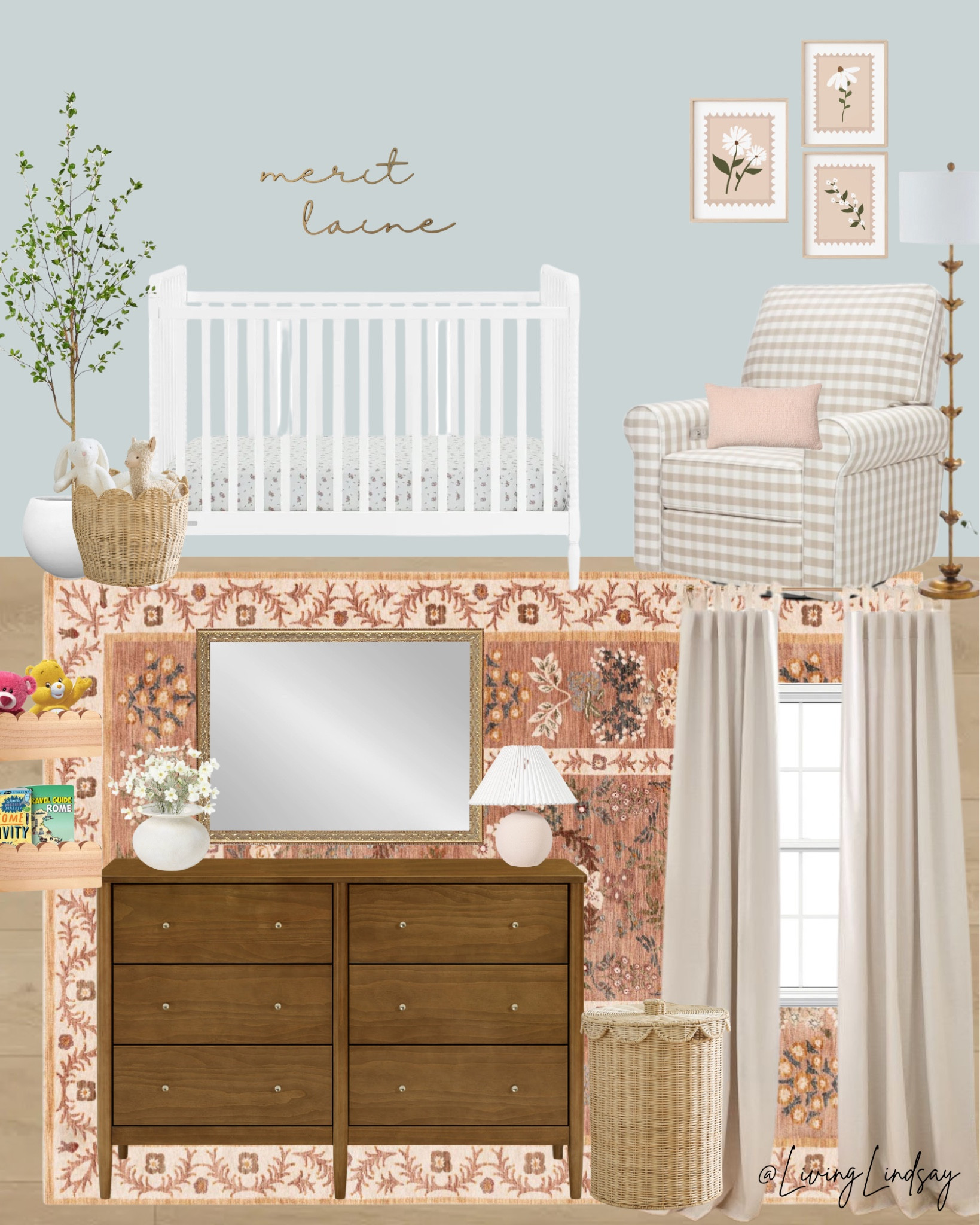 Baby girl nursery, nursery, floral rug

#LTKHome #LTKBaby #LTKFamily