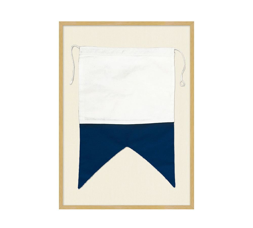 Framed Nautical Flag A, 18.25 x 25.25&amp;quot; | Pottery Barn (US)