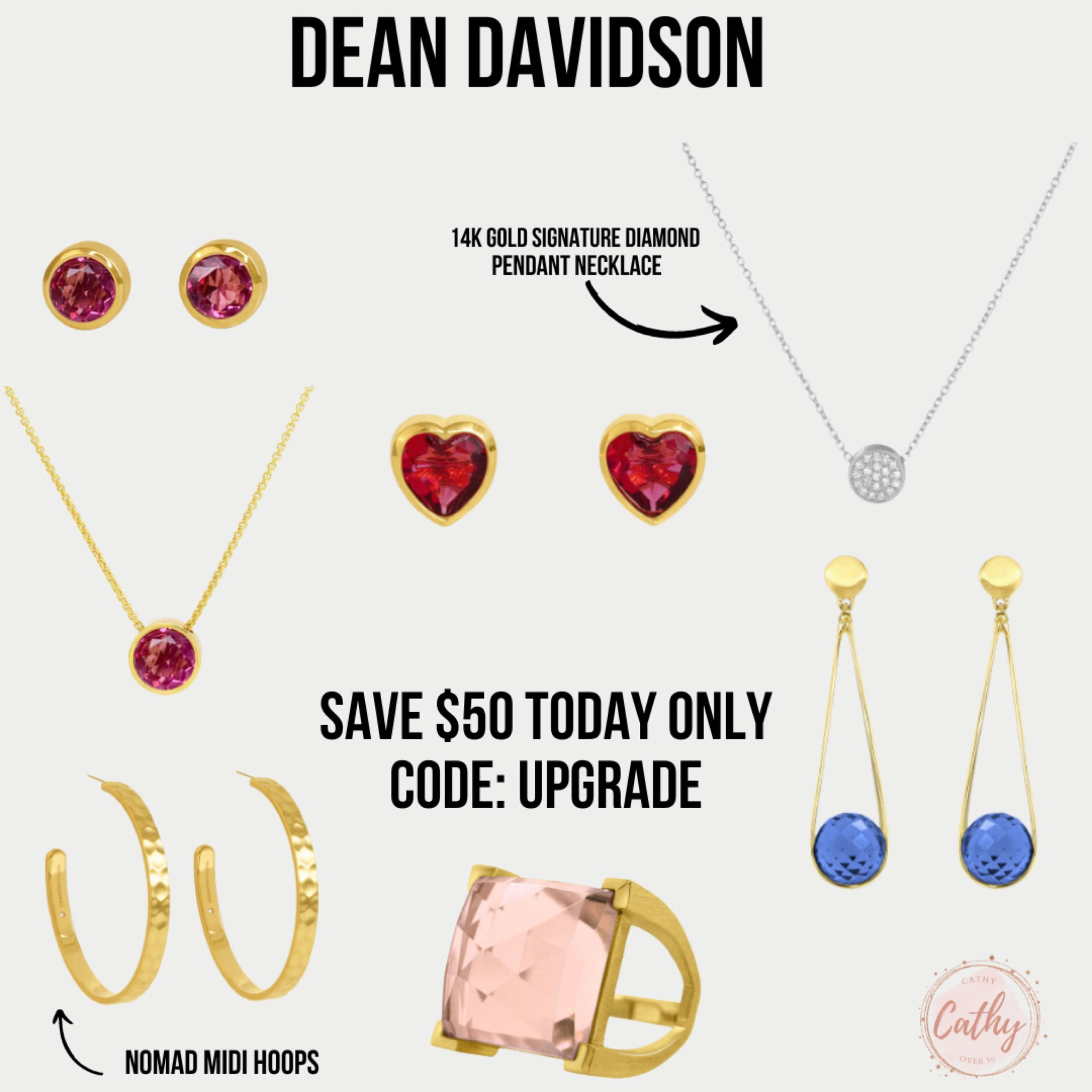 Dean Davidson jewelry! Earrings, necklaces, rings… beautiful jewels!
#deandavidson
#jewelry
#goldjewelry
#earrings
#necklaces
#springjewelry
#ltkover50


#LTKSpringSale #LTKover40 #LTKstyletip