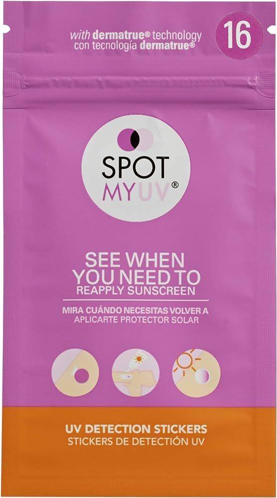 SPOTMYUV UV Detection Stickers for Sunscreen with Patented DERMATRUE SPF Sensing Technology | KNO... | Amazon (US)