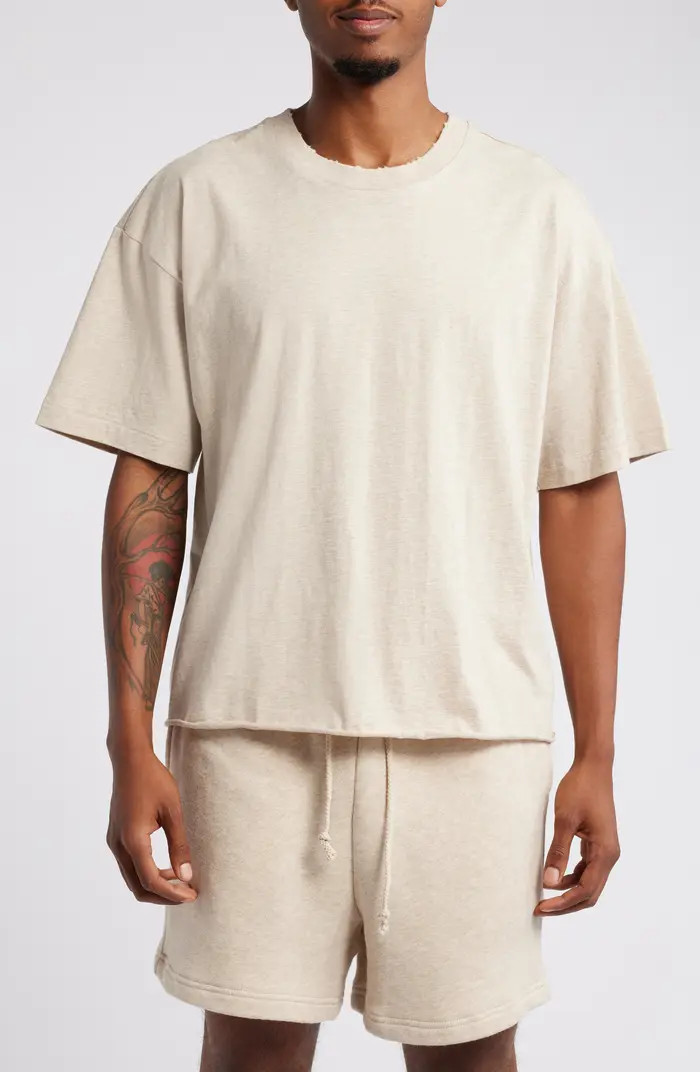 Elwood Core Oversize Crop Cotton T-Shirt | Nordstrom | Nordstrom
