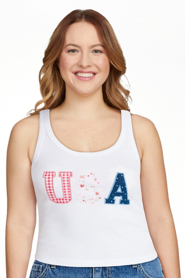 No Boundaries Americana Graphic Tank Top, Women's XXS-XXL | Walmart (US)