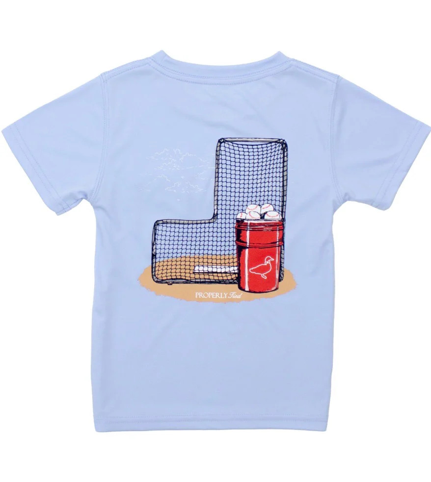 Properly Tied Boys Performance Tee SS Baseball Bucket | Persnickety