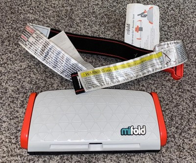 MIFOLD Grab and Go portable Compact Car Booster Seat - Grey, Red, Black | eBay US