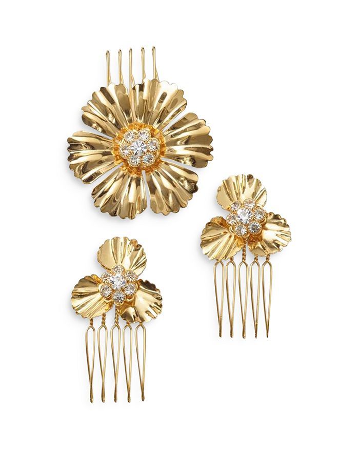 LELET NY Elizabeth Crystal Flower Combs, Set of 3 Jewelry & Accessories - Bloomingdale's | Bloomingdale's (US)