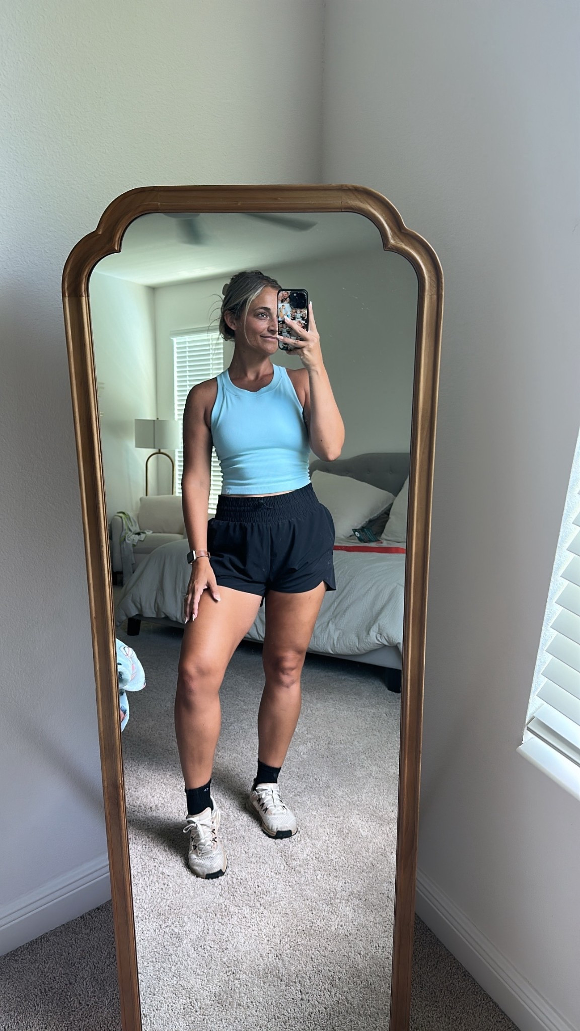 These tops are so thick and comfortable. No sports bra needed with the built in bra  

#LTKU #LTKActive