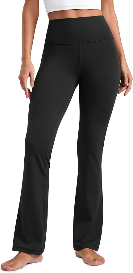 CRZ YOGA Womens Butterluxe High Waist Flare Pants 29" / 30.5" / 32" / 33.5" - Yoga Bootcut Wide L... | Amazon (US)