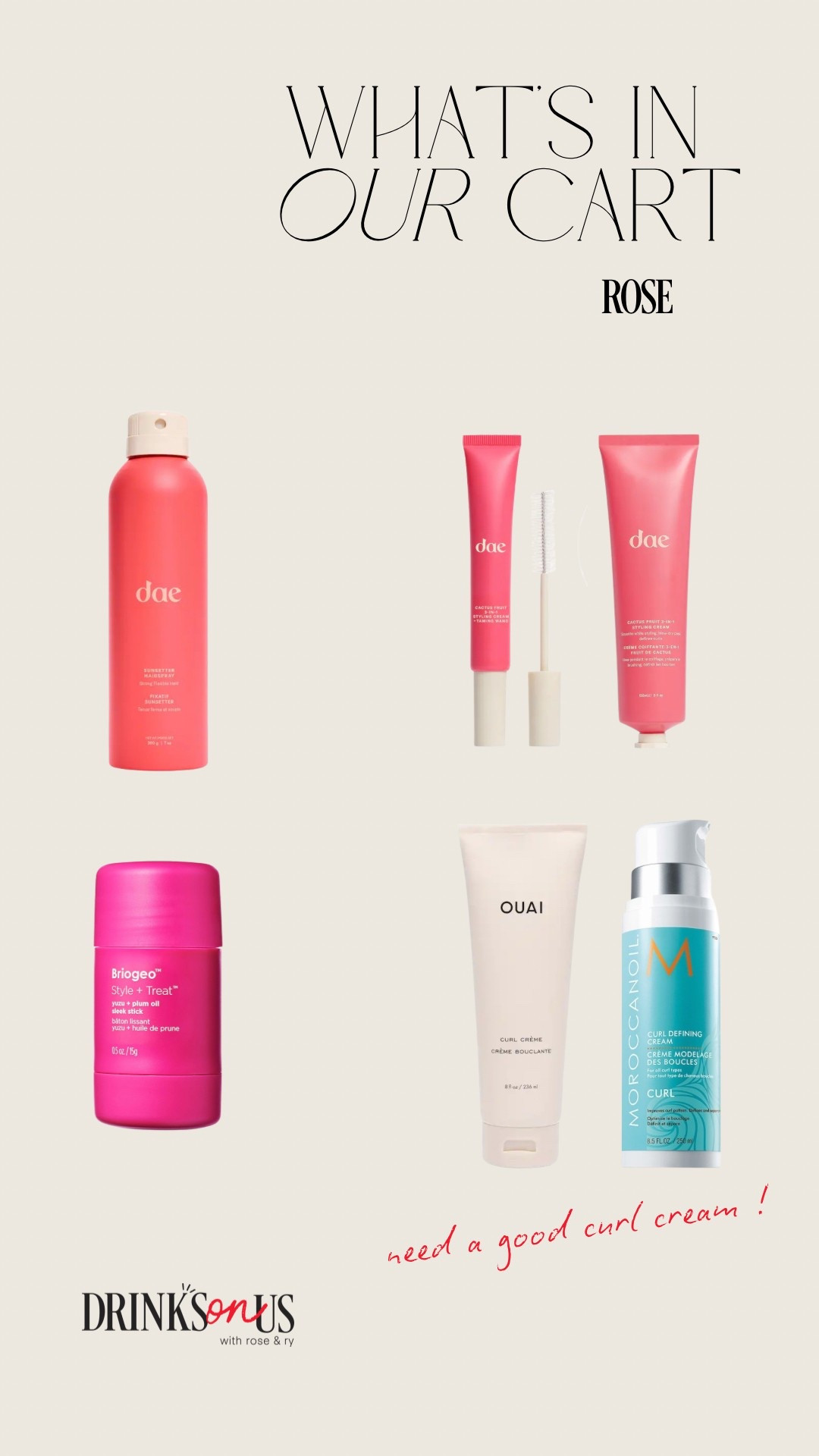 Products mentioned in S02: Episode 17 of Drinks On Us, “Whats In Your Cart?” segment!! 

#LTKStyleTip #LTKSummerEdit #LTKBeauty