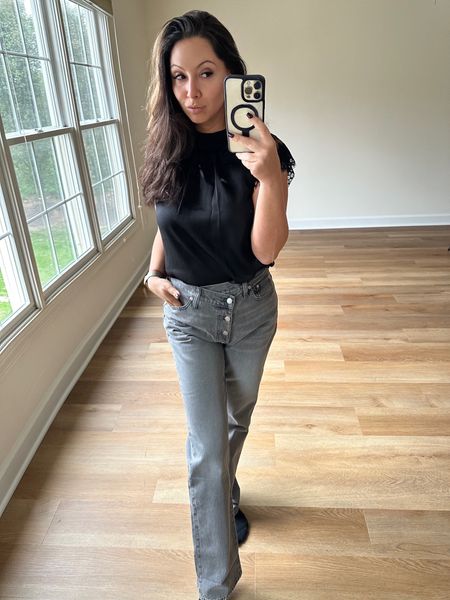 I been looking for cool and different jeans for month! 
I am in love with these! From color and feel to the little cross button detail! Madewell did great! They are on sale now in regular, tall and petite! 

#LTKSeasonal #LTKxMadewell #LTKsalealert