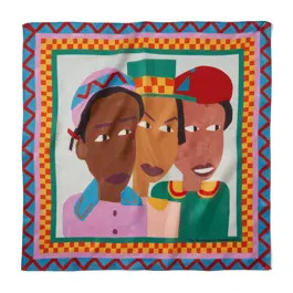 Johnson Three Children Silk Neckerchief | The MET