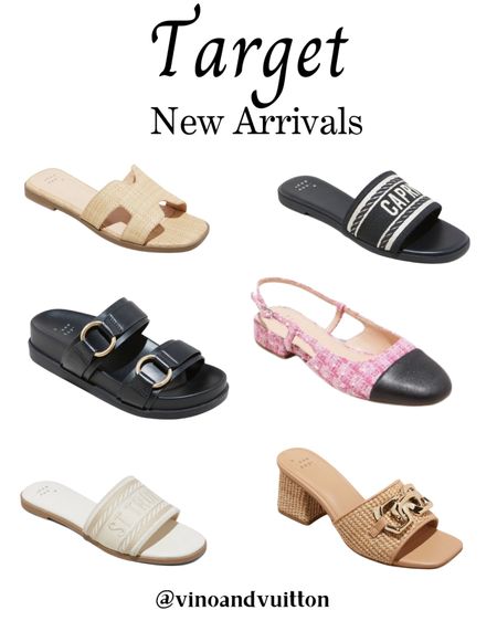 Target new arrivals!

Summer shoes, summer sandals, workwear shoes, sandals

#LTKfindsunder50 #LTKshoecrush #LTKstyletip