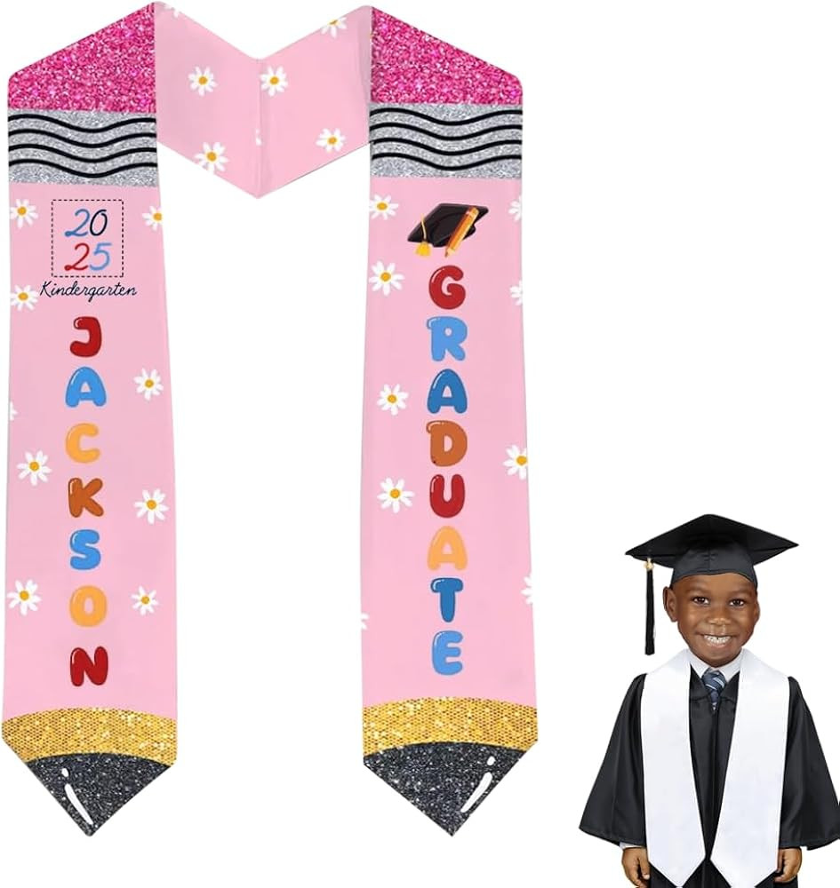 My4gifts Personalized Kindergarten Graduation Sash, Preschool Graduate Sash, 2025 Kindergarten Gr... | Amazon (US)